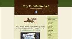 Desktop Screenshot of citycatmobilevet.com